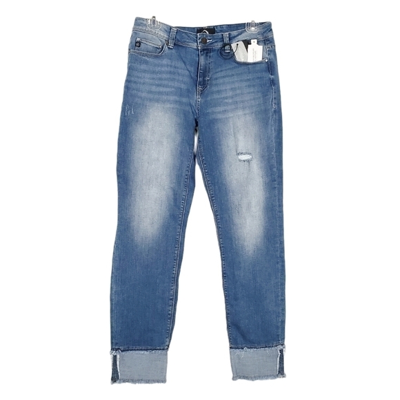 JORDACHE LEGACY Emily Skinny distressed jeans cuffed ankle - Picture 2 of 7